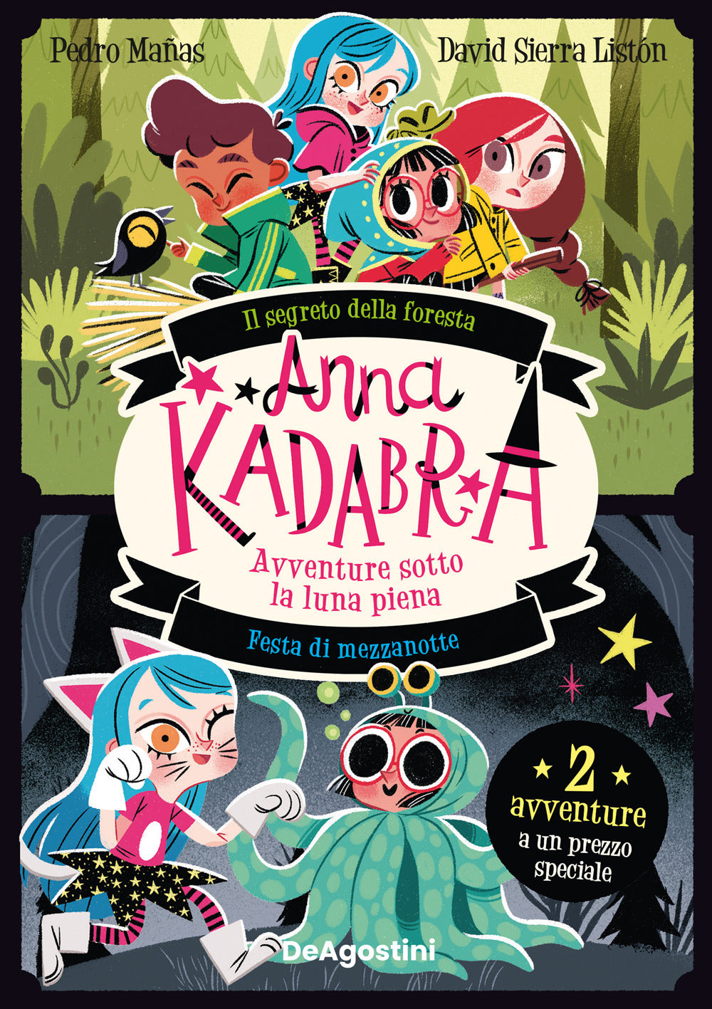 Copertina del libro ANNA KADABRA. AVVENTURE SOTTO LA LUNA PI