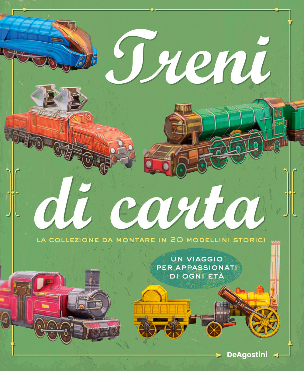 Copertina del libro TRENI DI CARTA