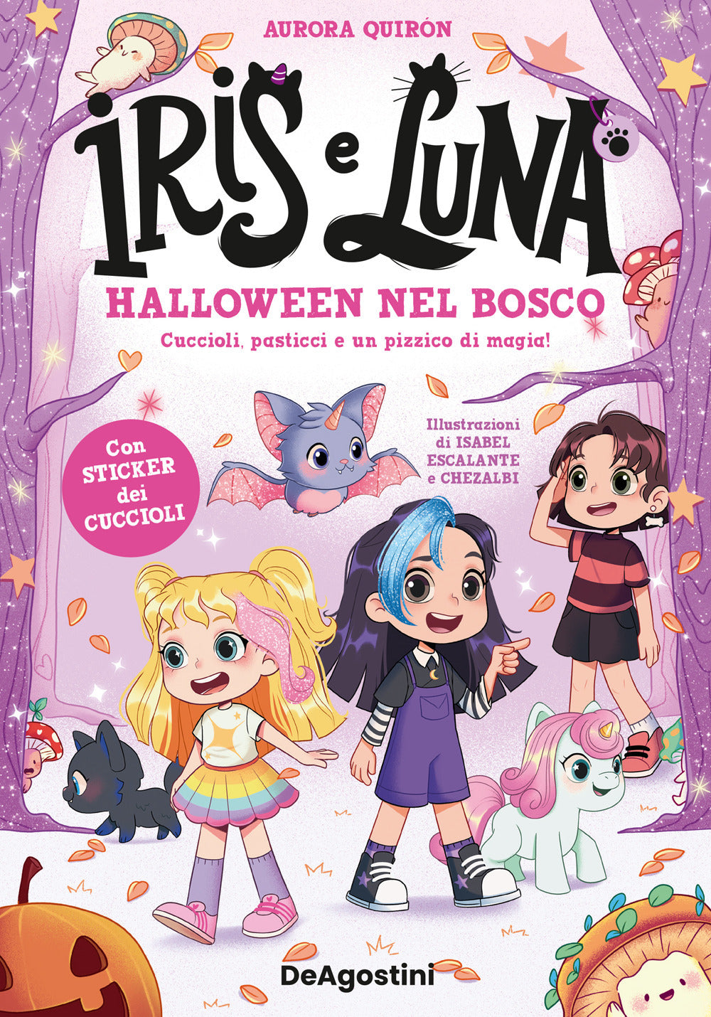 Copertina del libro IRIS & LUNA. HALLOWEEN NEL BOSCO