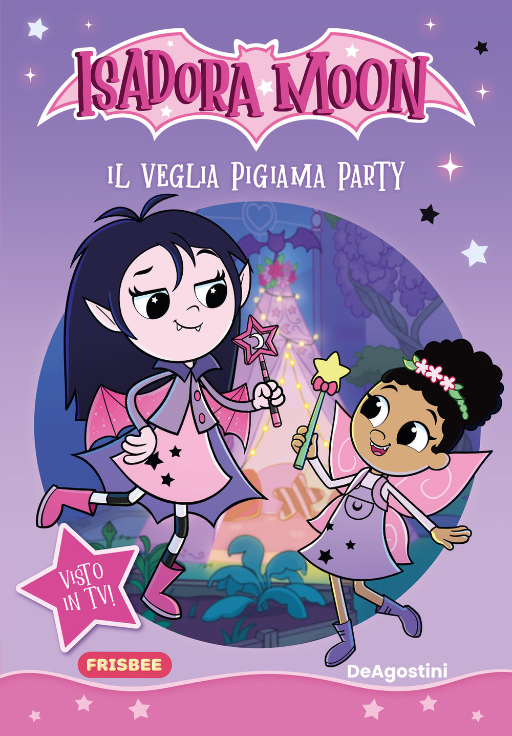 Copertina del libro ISADORA MOON - IL VEGLIA PIGIAMA PARTY -