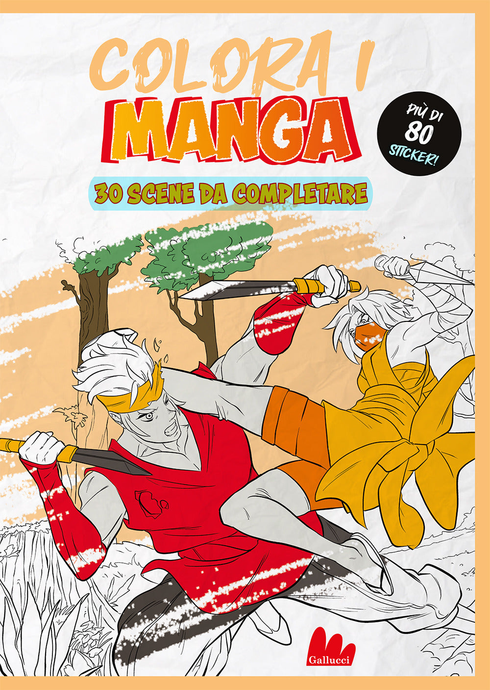 Copertina del libro COLORA I MANGA - CON STICKER