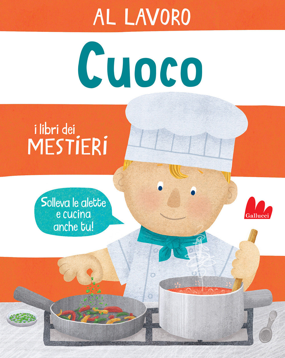 Copertina del libro AL LAVORO. CUOCO Immagine principale del prodotto