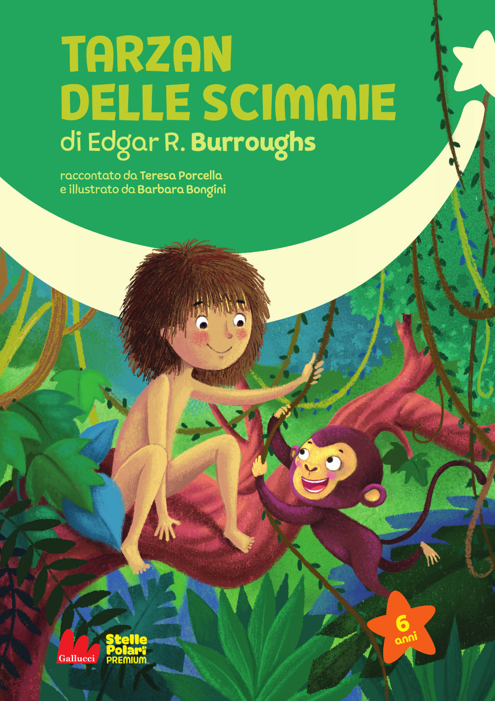 Copertina del libro STELLE POLARI - TARZAN DELLE SCIMMIE N.E