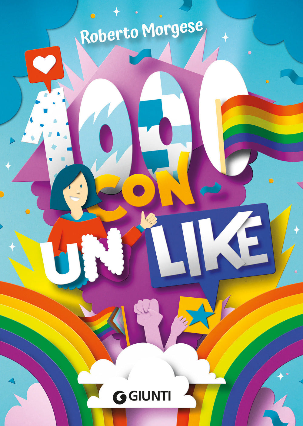 Copertina del libro 1000 CON UN LIKE