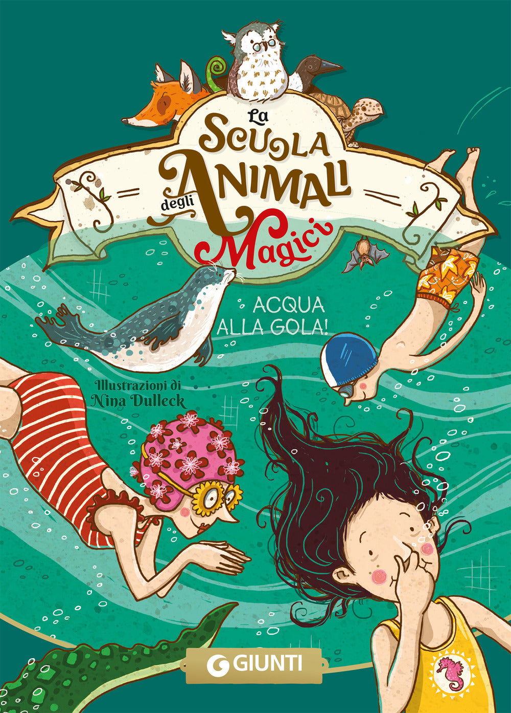 Copertina del libro LA SCUOLA DEGLI ANIMALI MAGICI. ACQUA AL