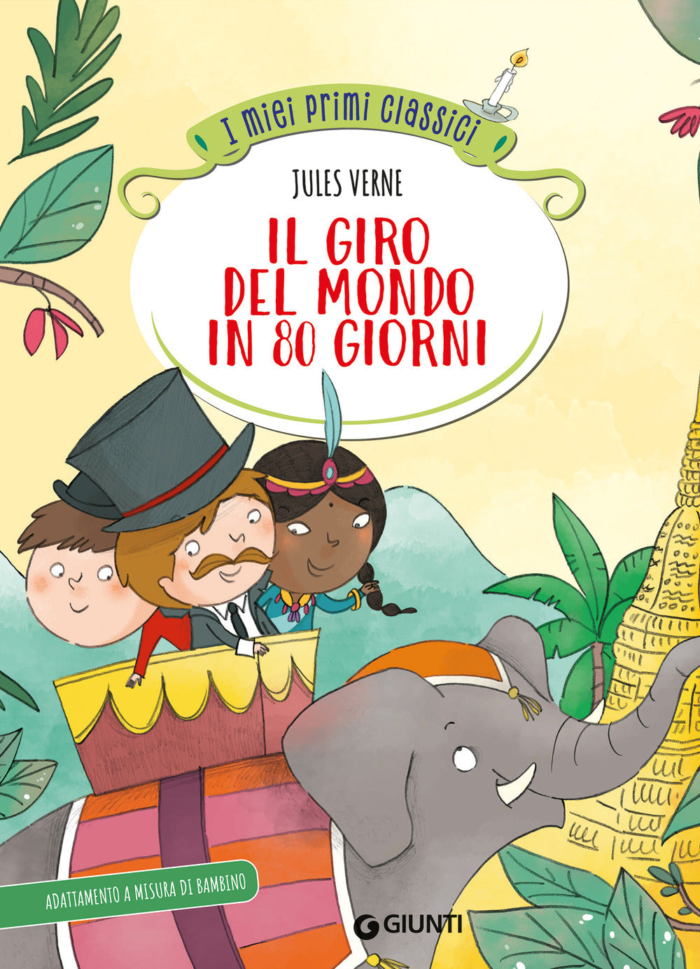 Copertina del libro IL GIRO DEL MONDO IN 80 GIORNI