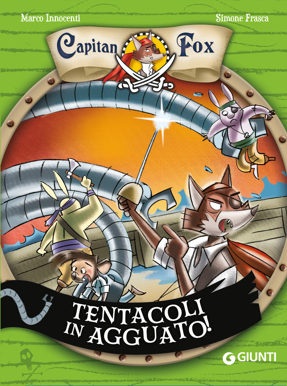 Copertina del libro CAPITAN FOX. TENTACOLI IN AGGUATO!