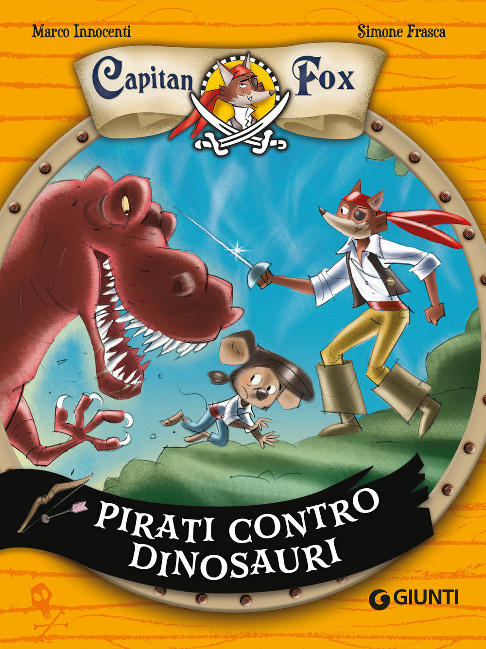 Copertina del libro CAPITAN FOX. PIRATI CONTRO DINOSAURI