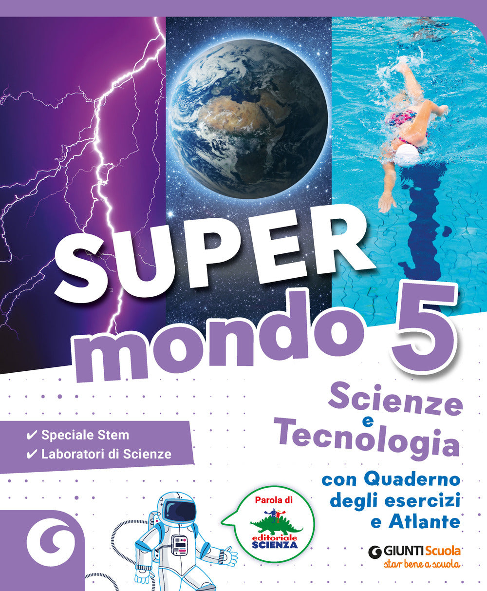 Copertina del libro SUPER MONDO MATEMATICA 5 ED.MISTA
