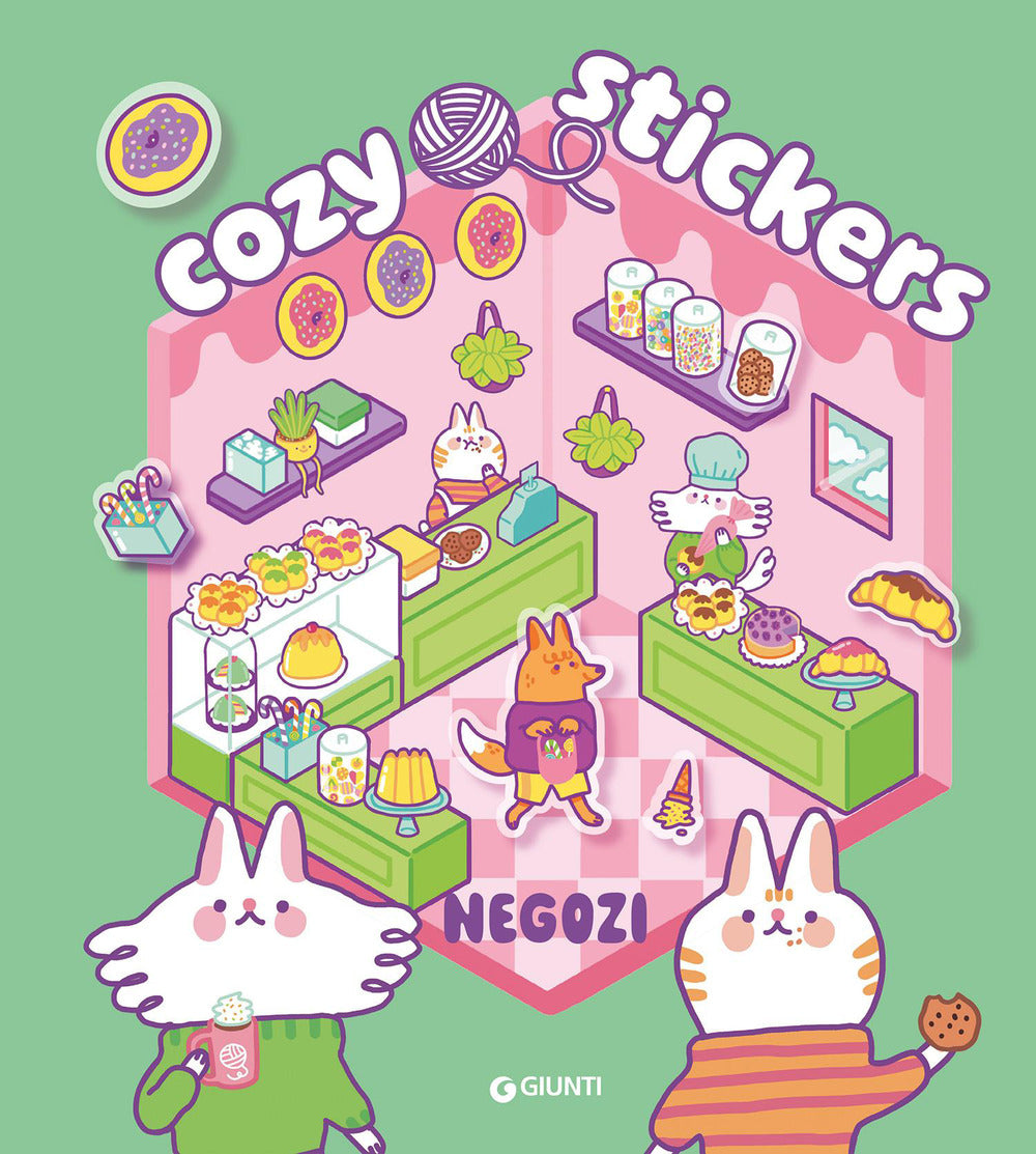 Copertina del libro NEGOZI. COZY STICKERS