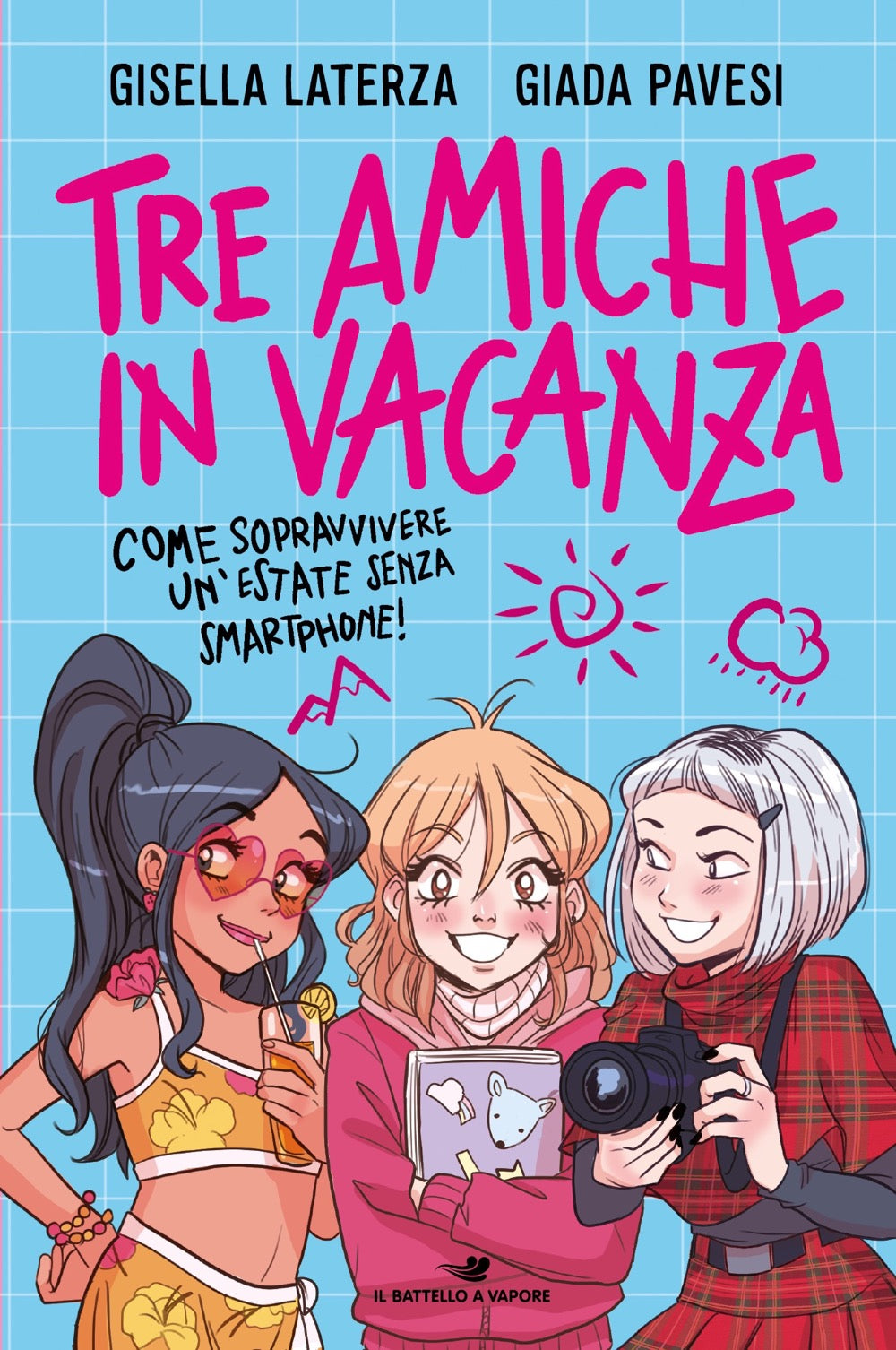 Copertina del libro TRE AMICHE IN VACANZA