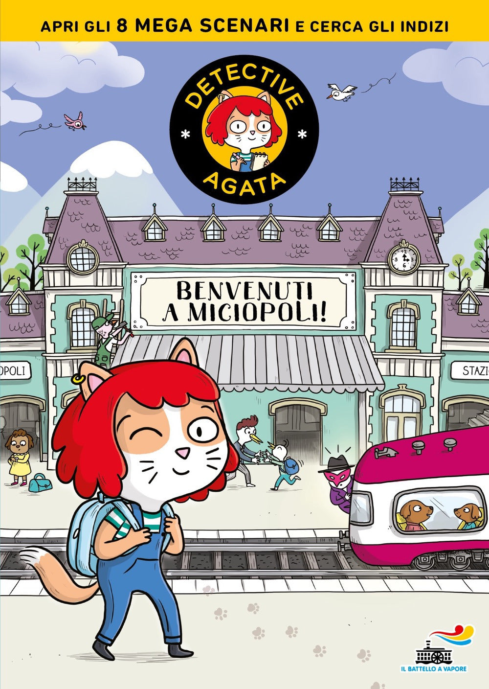 Copertina del libro DETECTIVE AGATA - BENVENUTI A MICIOPOLI!