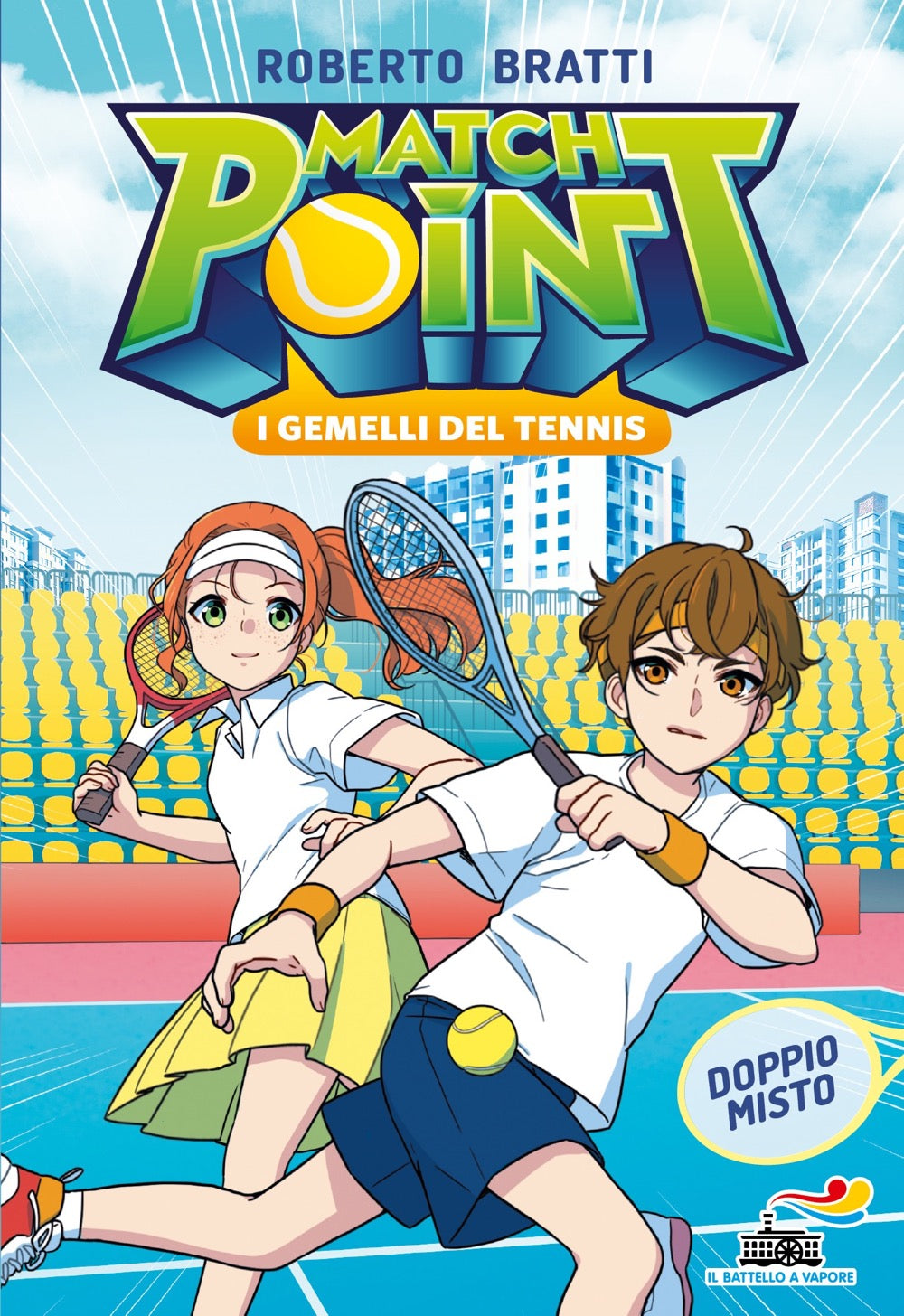 Copertina del libro MATCH POINT. I GEMELLI DEL TENNIS - DOPP Immagine principale del prodotto