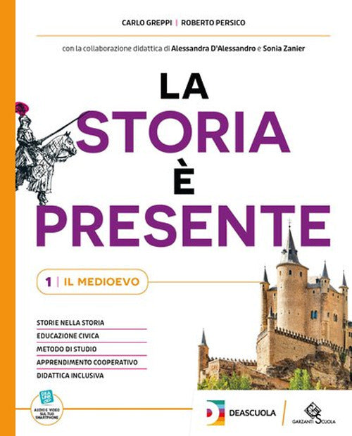 Copertina del libro LA STORIA È PRESENTE 1 ED. MISTA