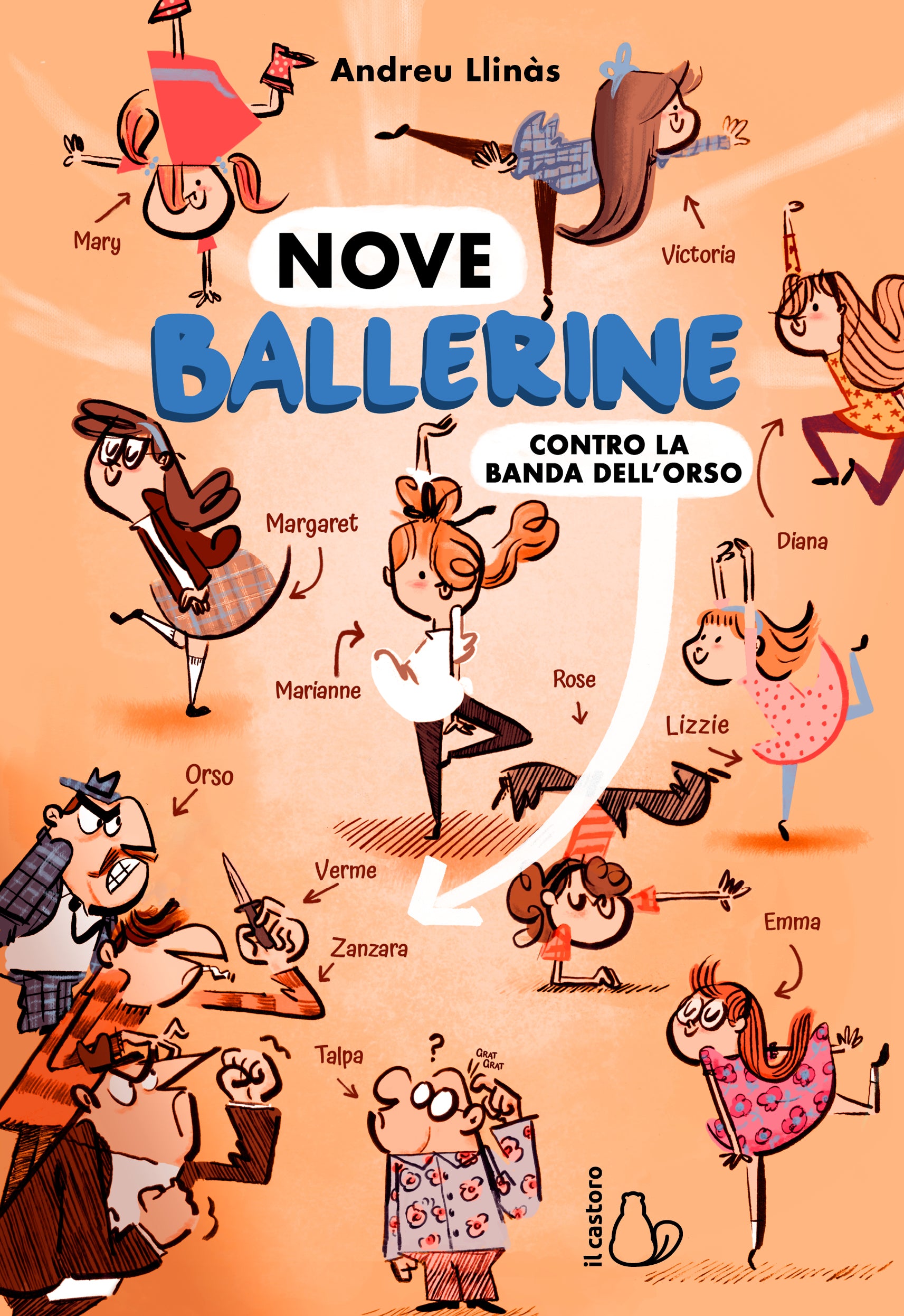 Copertina del libro NOVE BALLERINE