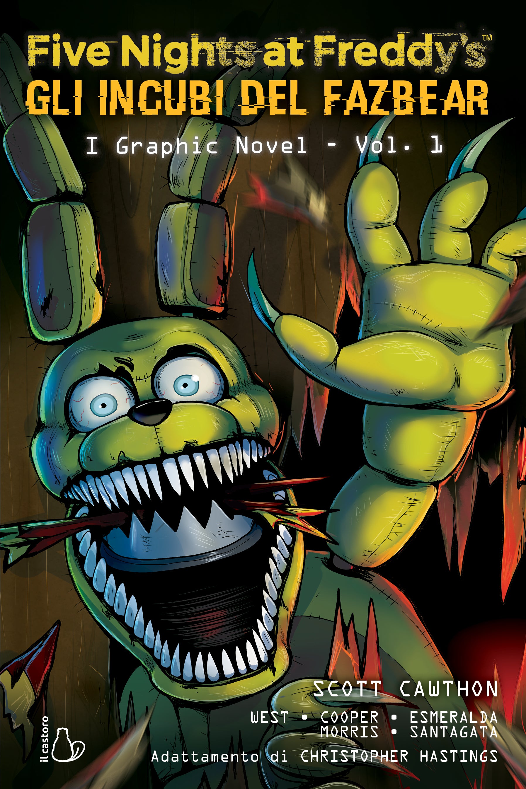Copertina del libro INCUBI FAZBEAR. FIVE NIGHTS FREDDY'S