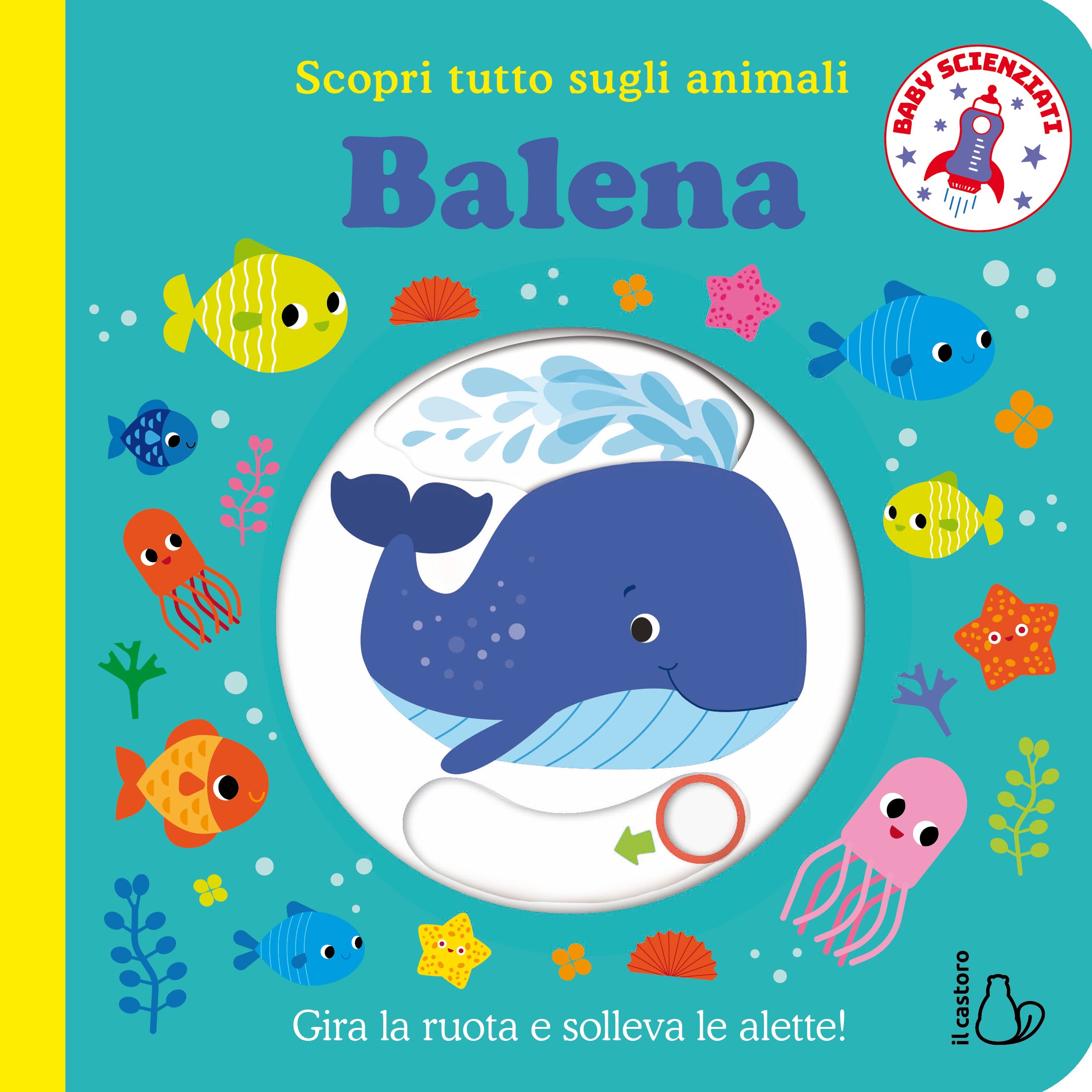 Copertina del libro BALENA - SCOPRI TUTTO SUGLI ANIMALI