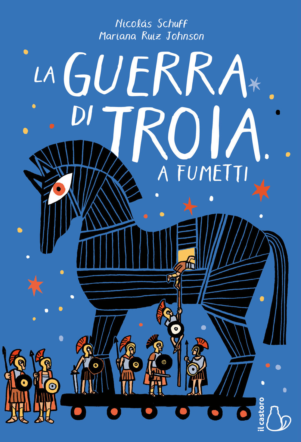 Copertina del libro LA GUERRA DI TROIA A FUMETTI