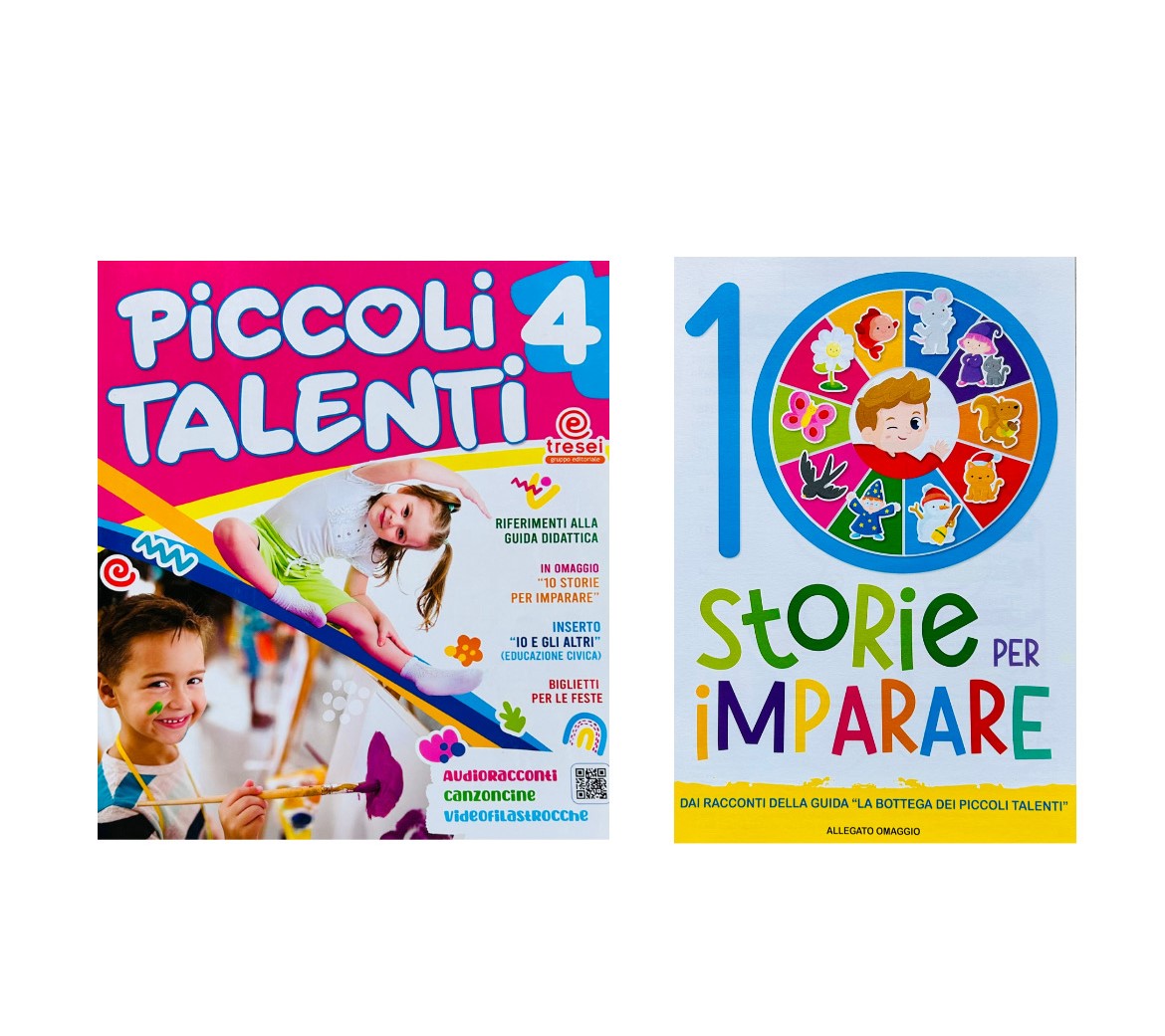 Copertina del libro PICCOLI TALENTI - 4 ANNI SCUOLA Immagine principale del prodotto