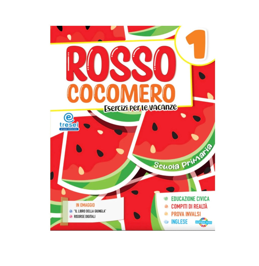 Copertina del libro ROSSO COCOMERO PIU' 1 Immagine principale del prodotto