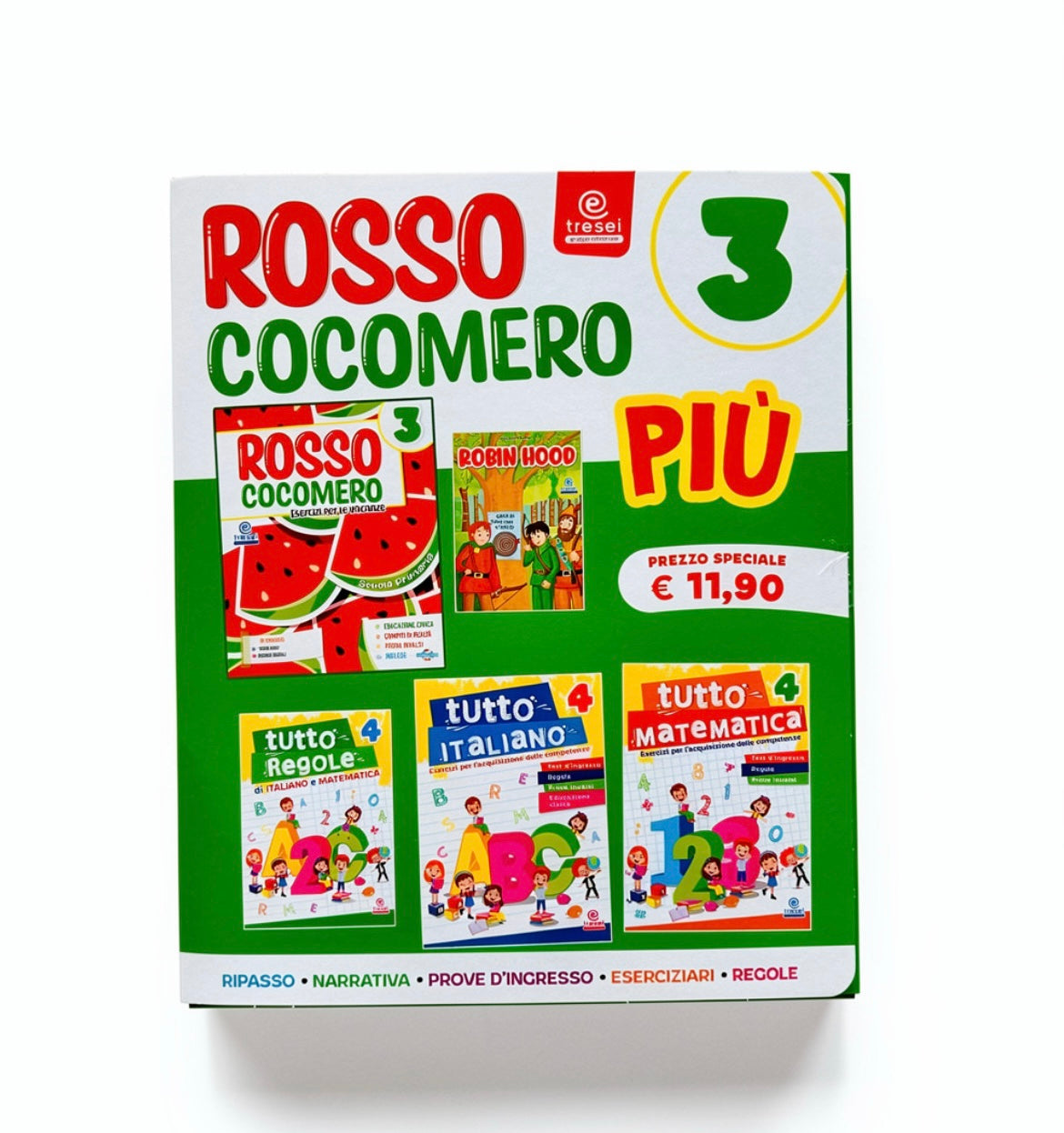 Copertina del libro ROSSO COCOMERO PIU' 3 Immagine principale del prodotto