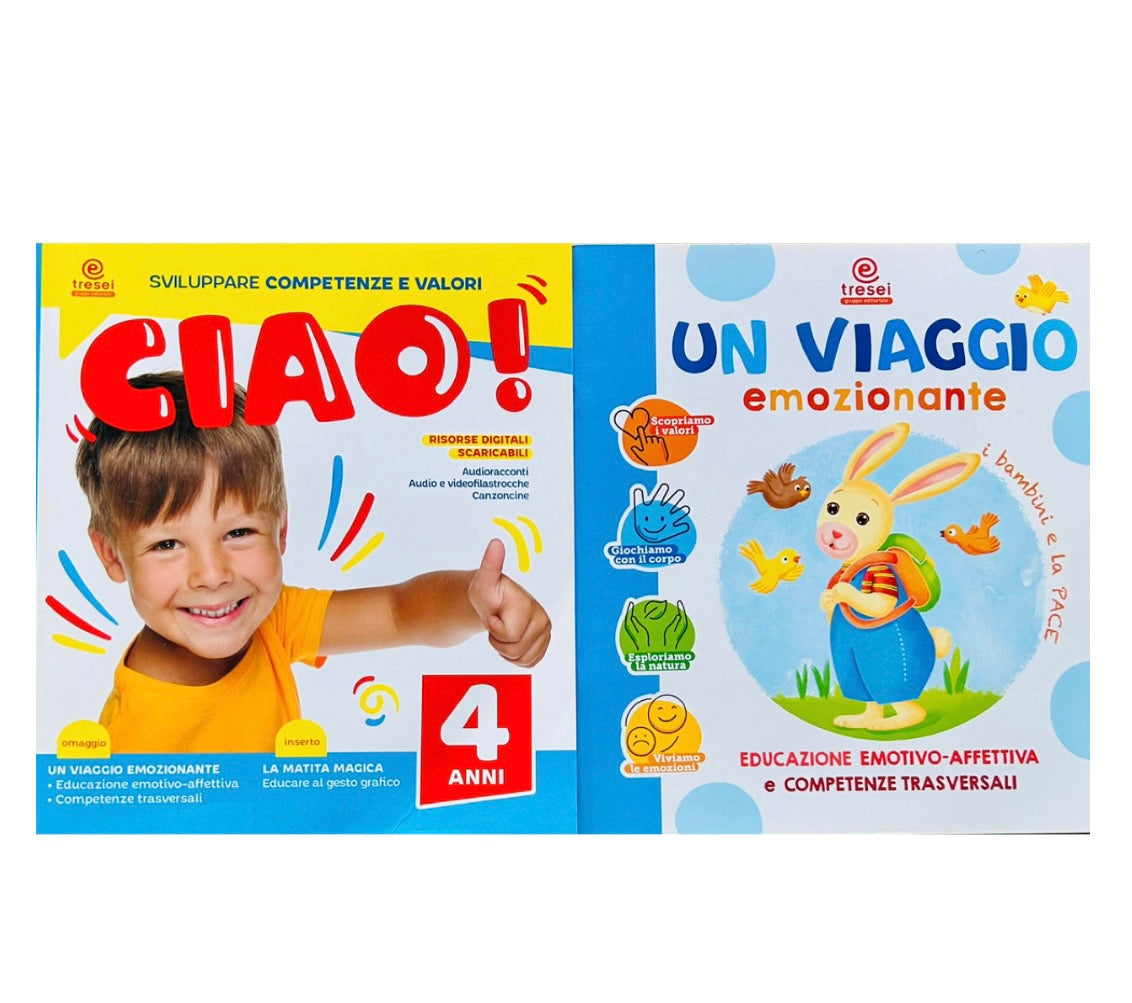 Copertina del libro CIAO - PER LA SCUOLA MATERNA 4 ANNI Immagine principale del prodotto