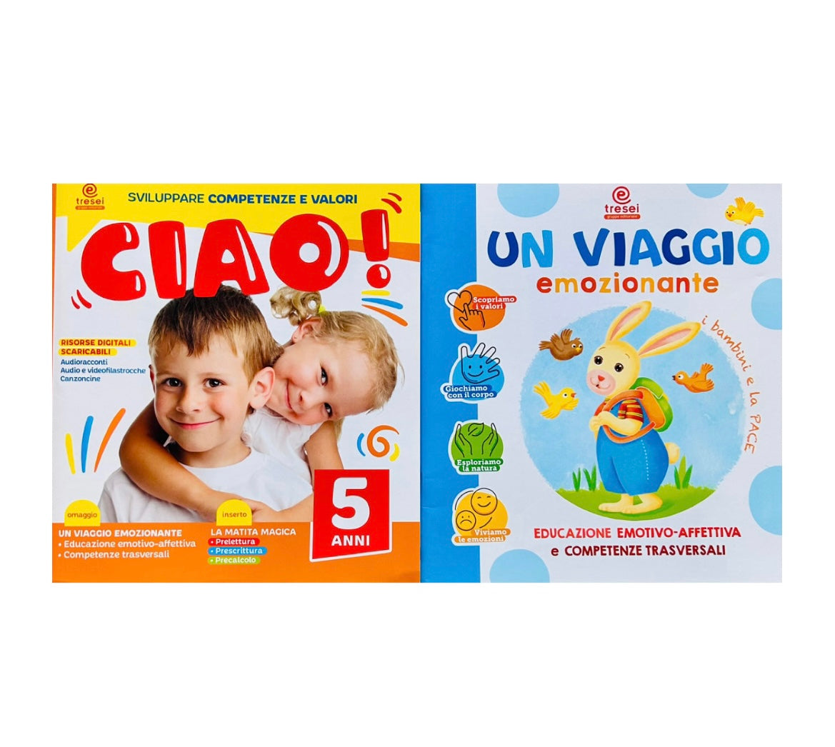 Copertina del libro CIAO - PER LA SCUOLA MATERNA 5 ANNI Immagine principale del prodotto