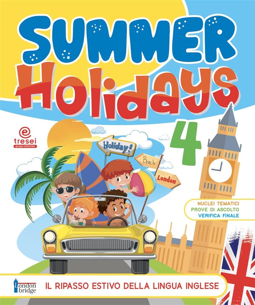 Copertina del libro SUMMER HOLIDAYS 4 Immagine principale del prodotto