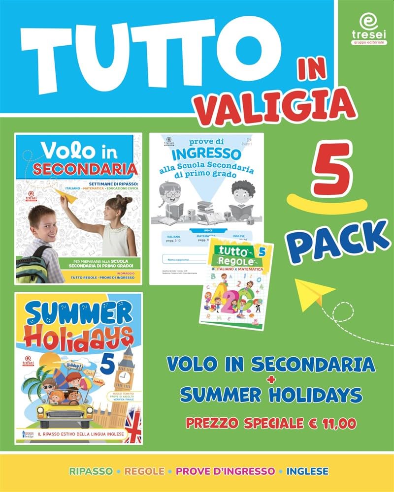 Copertina del libro TUTTO IN VALIGIA 5 PACK