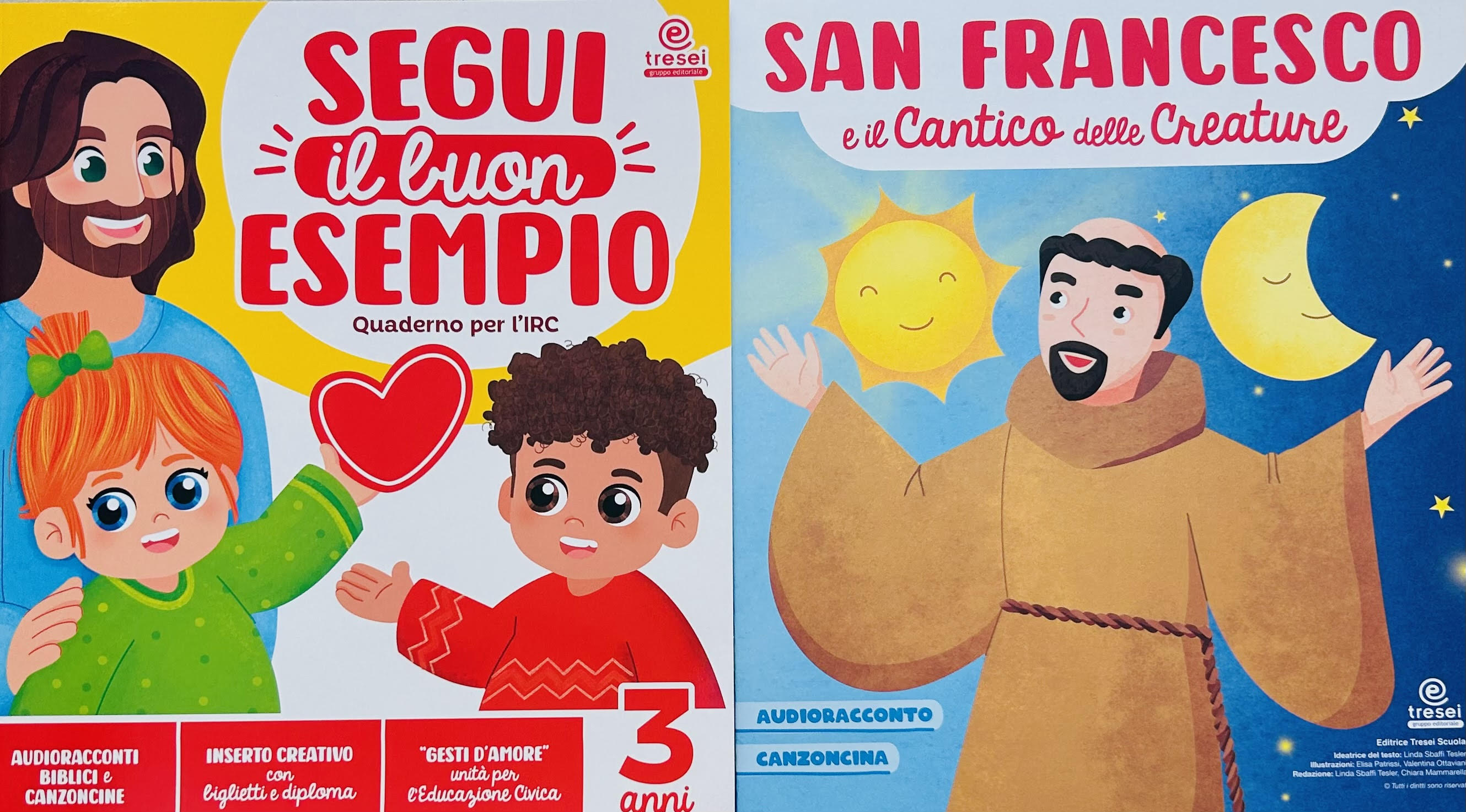 Copertina del libro SEGUI IL BUON ESEMPIO 3 ANNI - QUADERNO