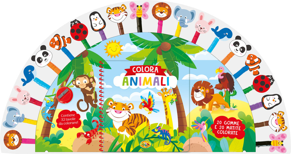 Copertina del libro COLORA - ANIMALI