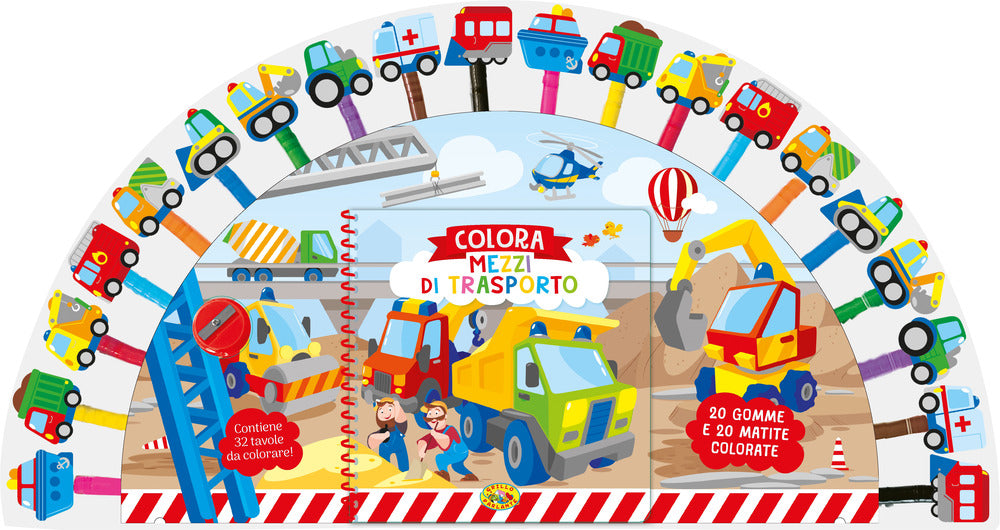 Copertina del libro COLORA - MEZZI DI TRASPORTO