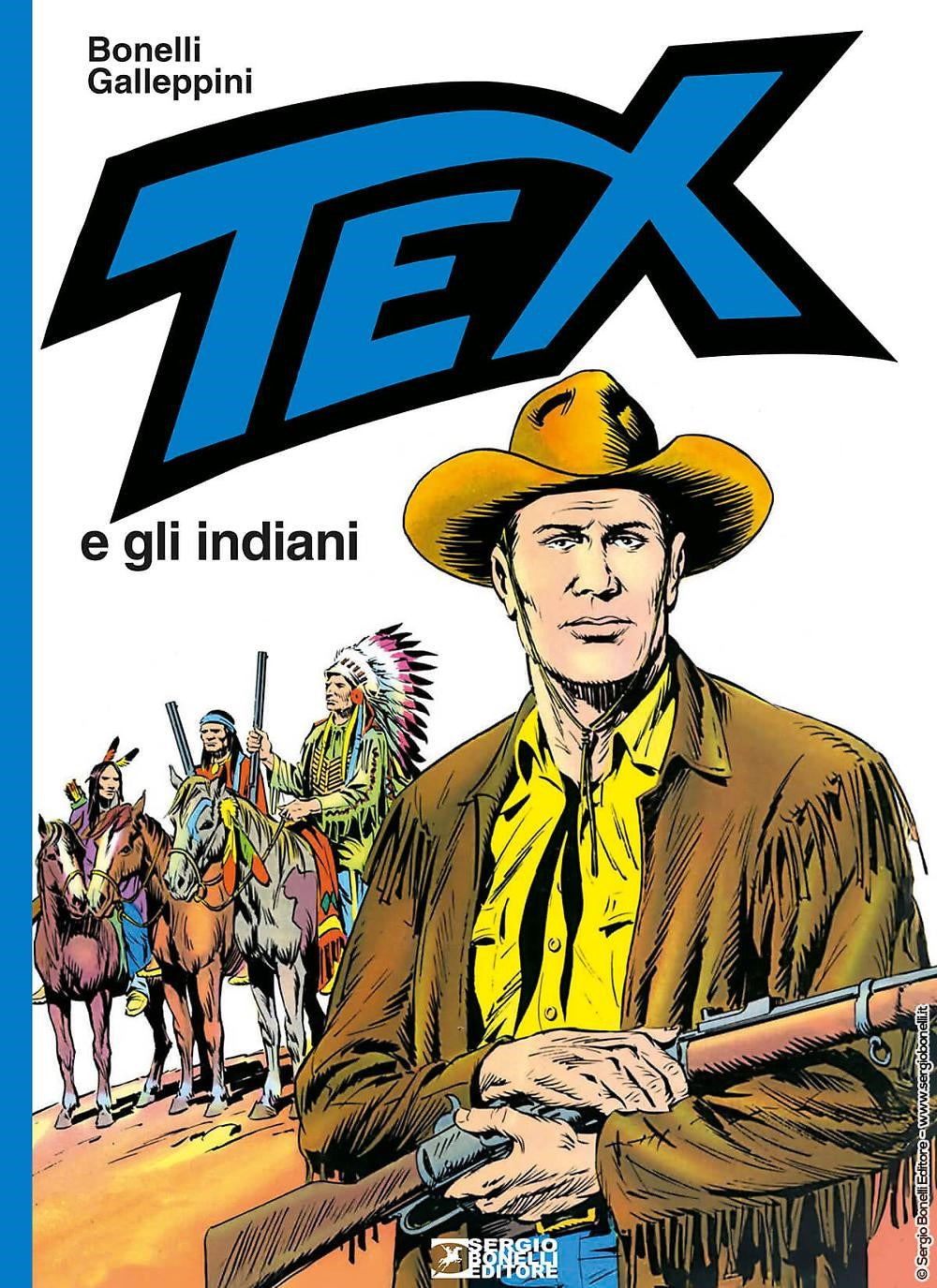 Copertina del libro TEX E GLI INDIANI