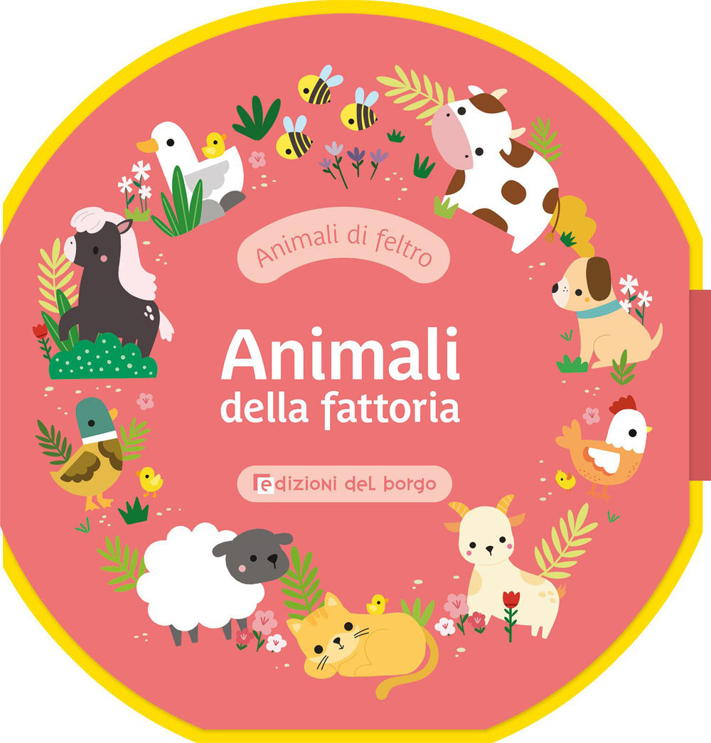 Copertina del libro ANIMALI FATTORIA - ANIMALI DI FELTRO