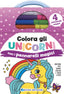 Copertina del libro COLORA GLI UNICORNI CON I PENNARELLI MAG