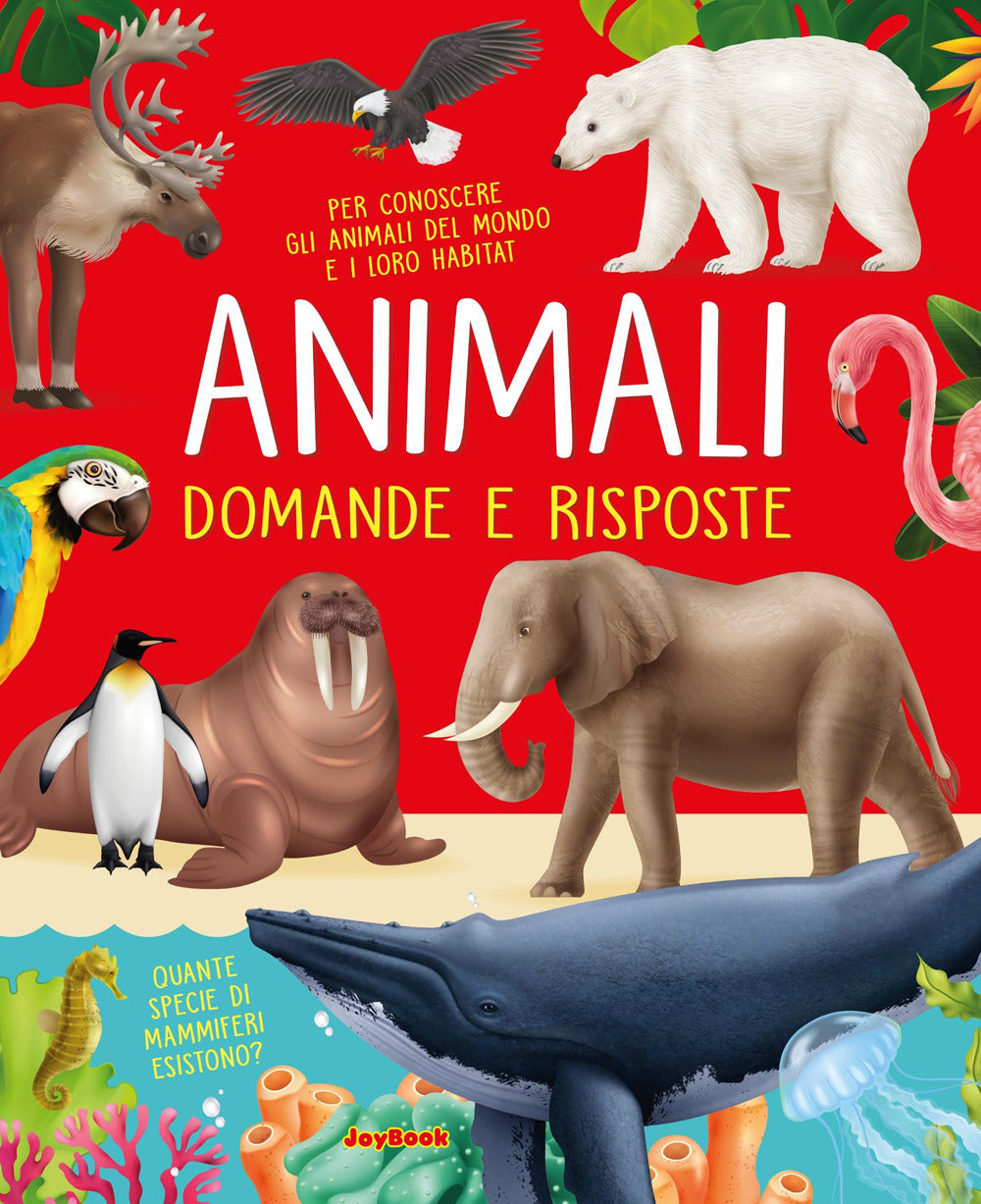 Copertina del libro ANIMALI DOMANDE E RISPOSTE