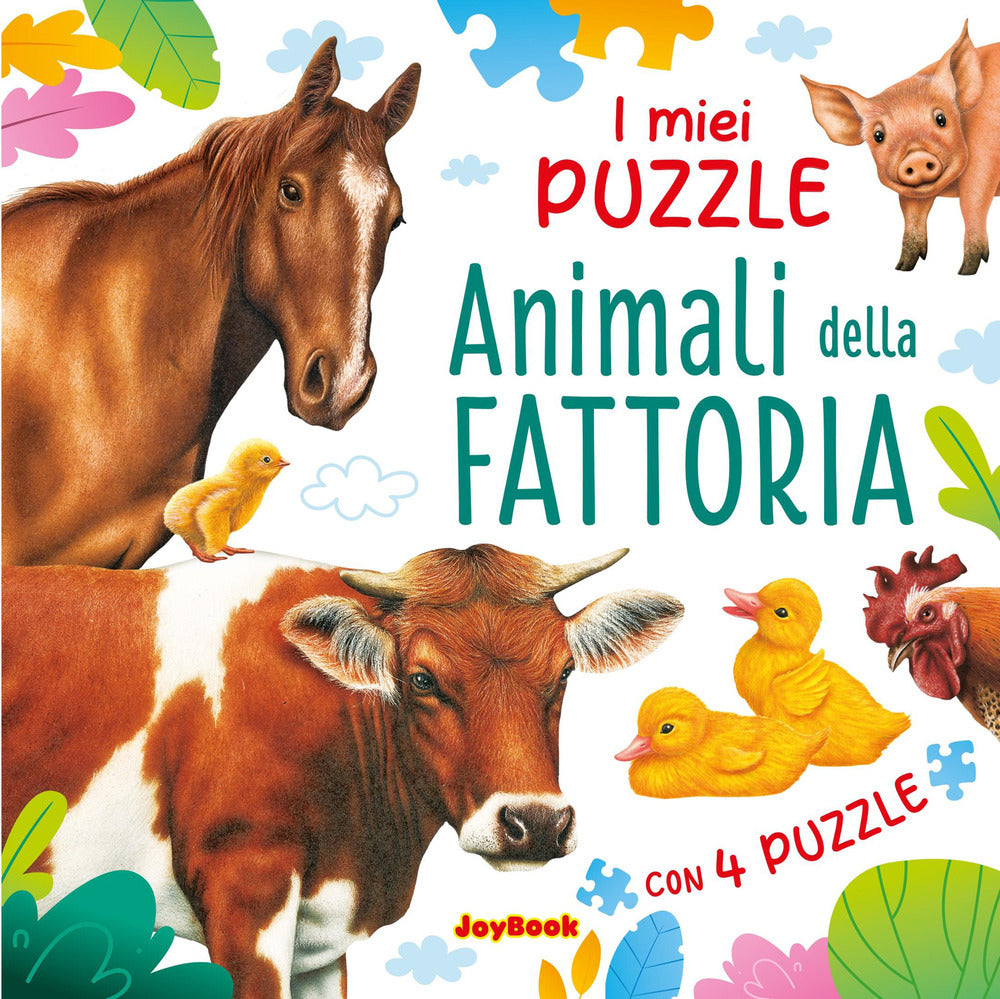 Copertina del libro ANIMALI DELLA FATTORIA - PUZZLE