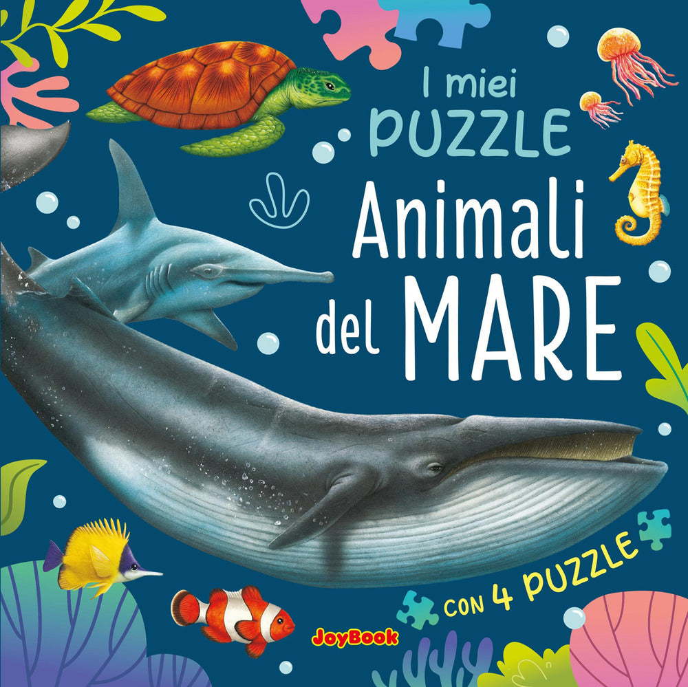 Copertina del libro ANIMALI DEL MARE - PUZZLE
