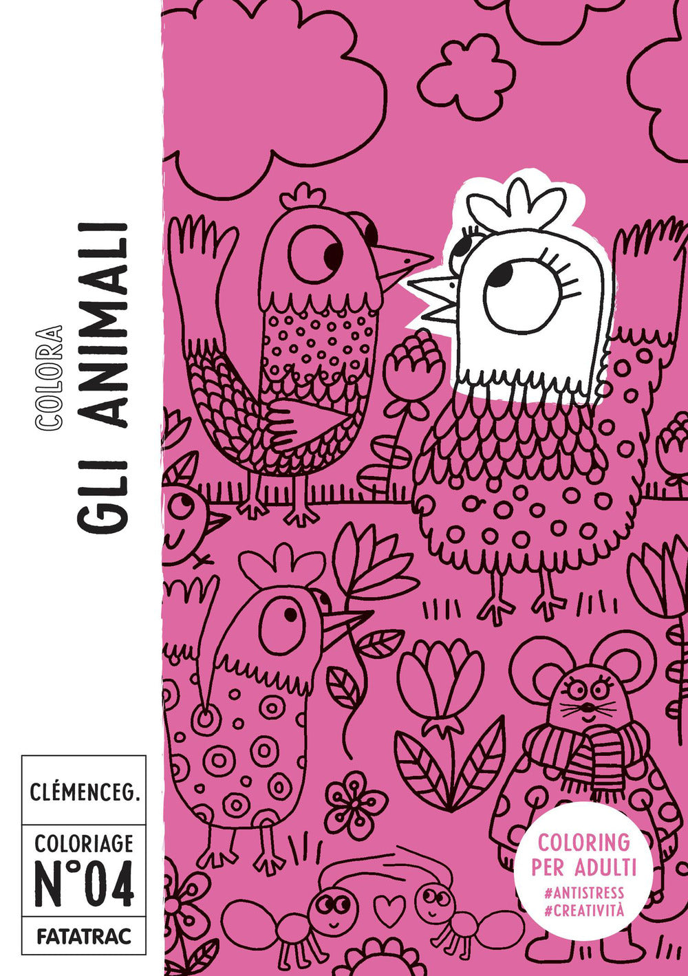 Copertina del libro COLORA GLI ANIMALI