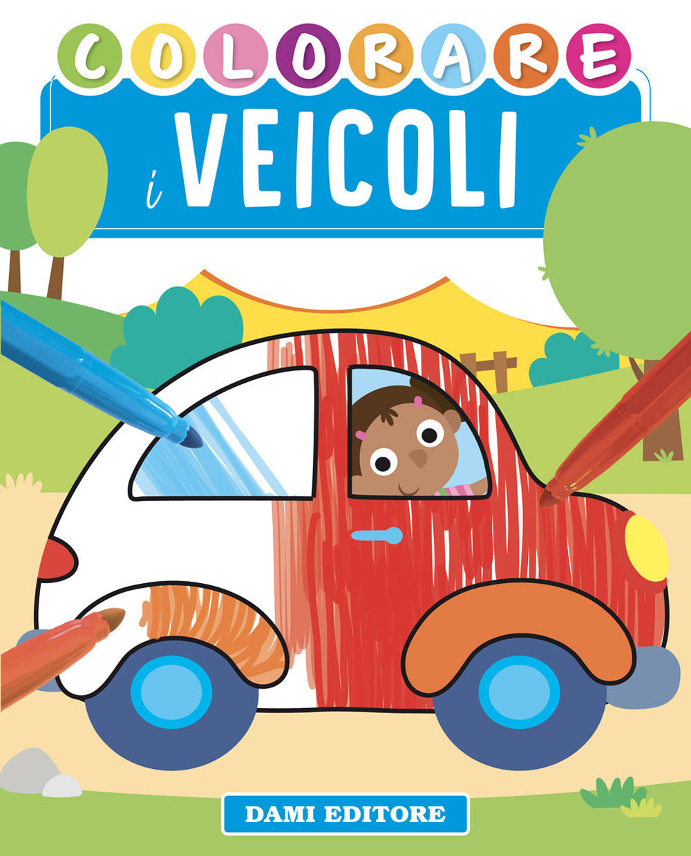 Copertina del libro COLORARE I VEICOLI