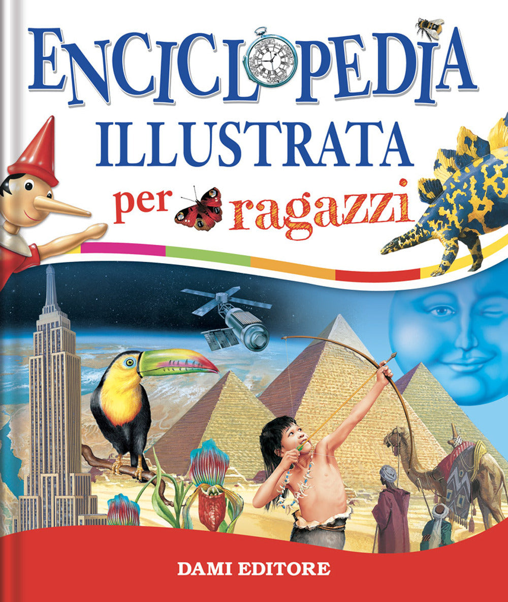 Copertina del libro ENCICLOPEDIA ILLUSTRATA PER RAGAZZI