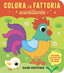 Copertina del libro COLORA LA FATTORIA SCINTILLANTE