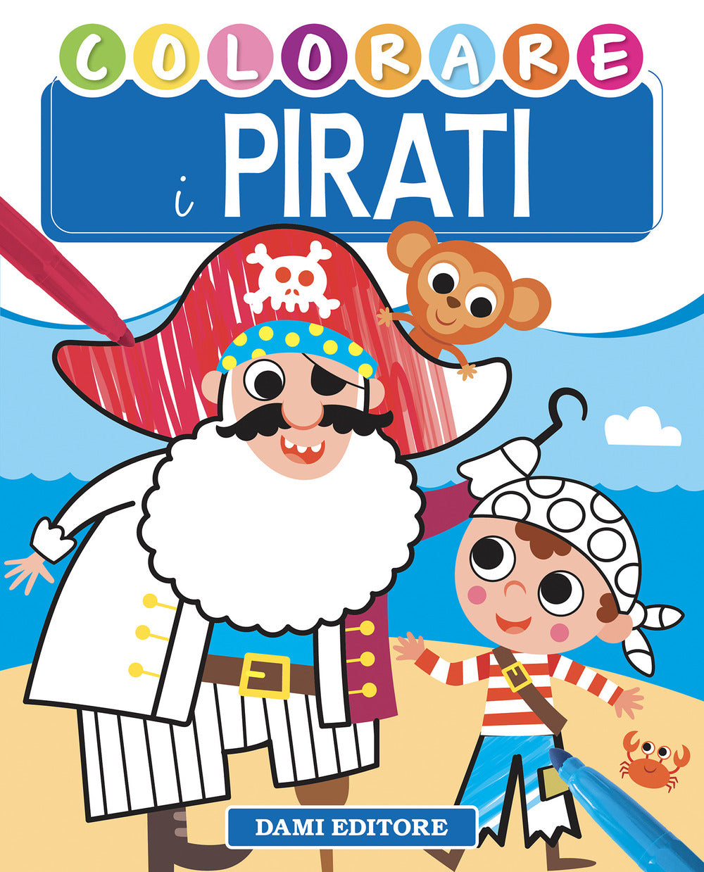 Copertina del libro COLORARE I PIRATI
