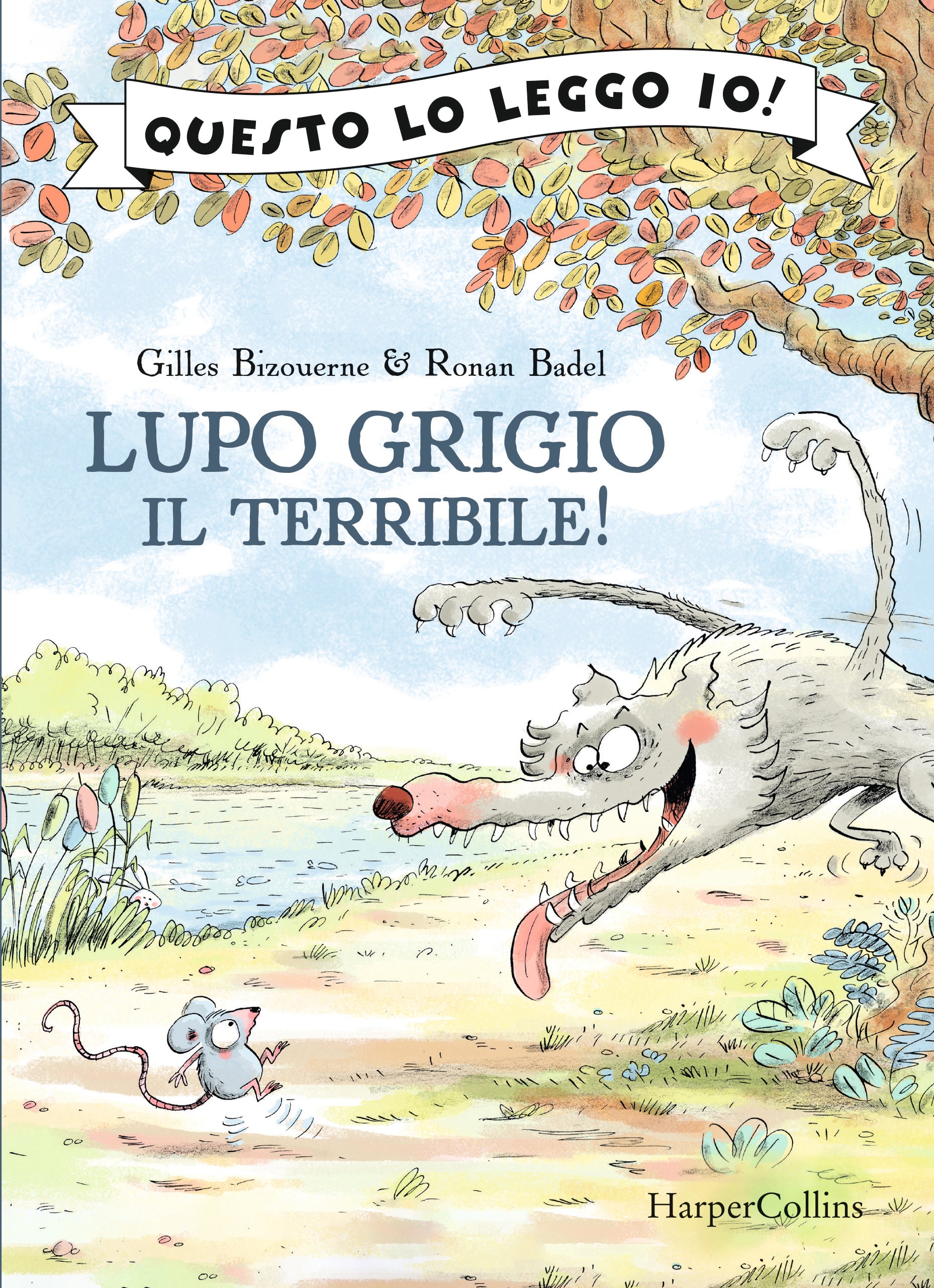 Copertina del libro LUPO GRIGIO IL TERRIBILE!