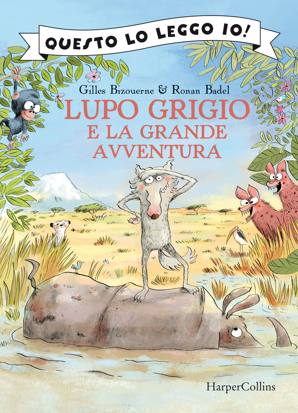 Copertina del libro LUPO GRIGIO E LA GRANDE AVVE