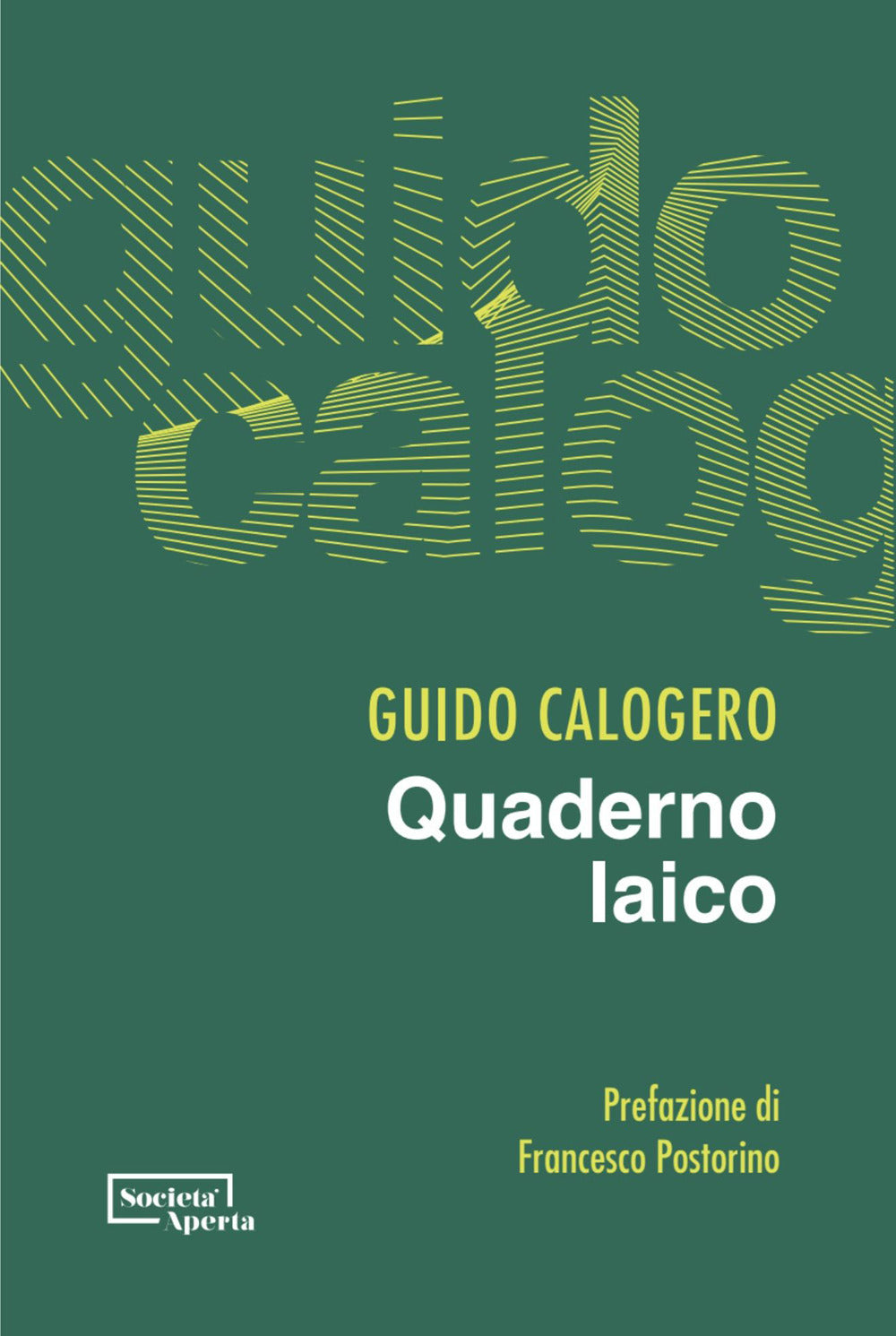 Copertina del libro QUADERNO LAICO