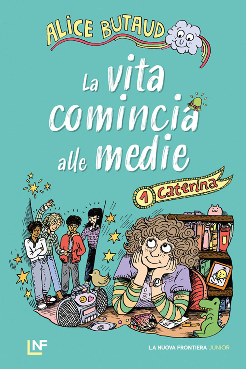 Copertina del libro LA VITA COMINCIA ALLE MEDIE