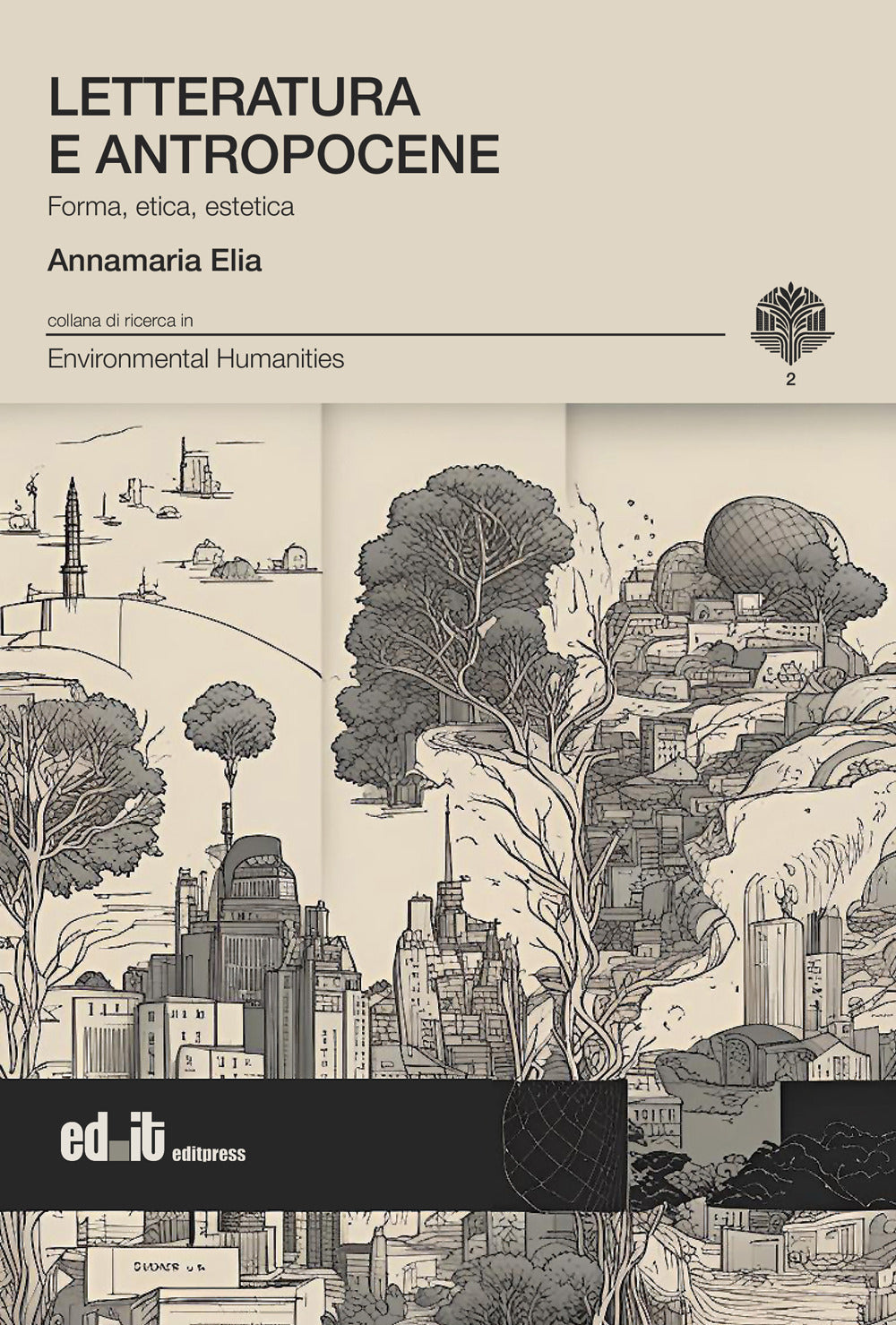 Copertina del libro LETTERATURA E ANTROPOCENE