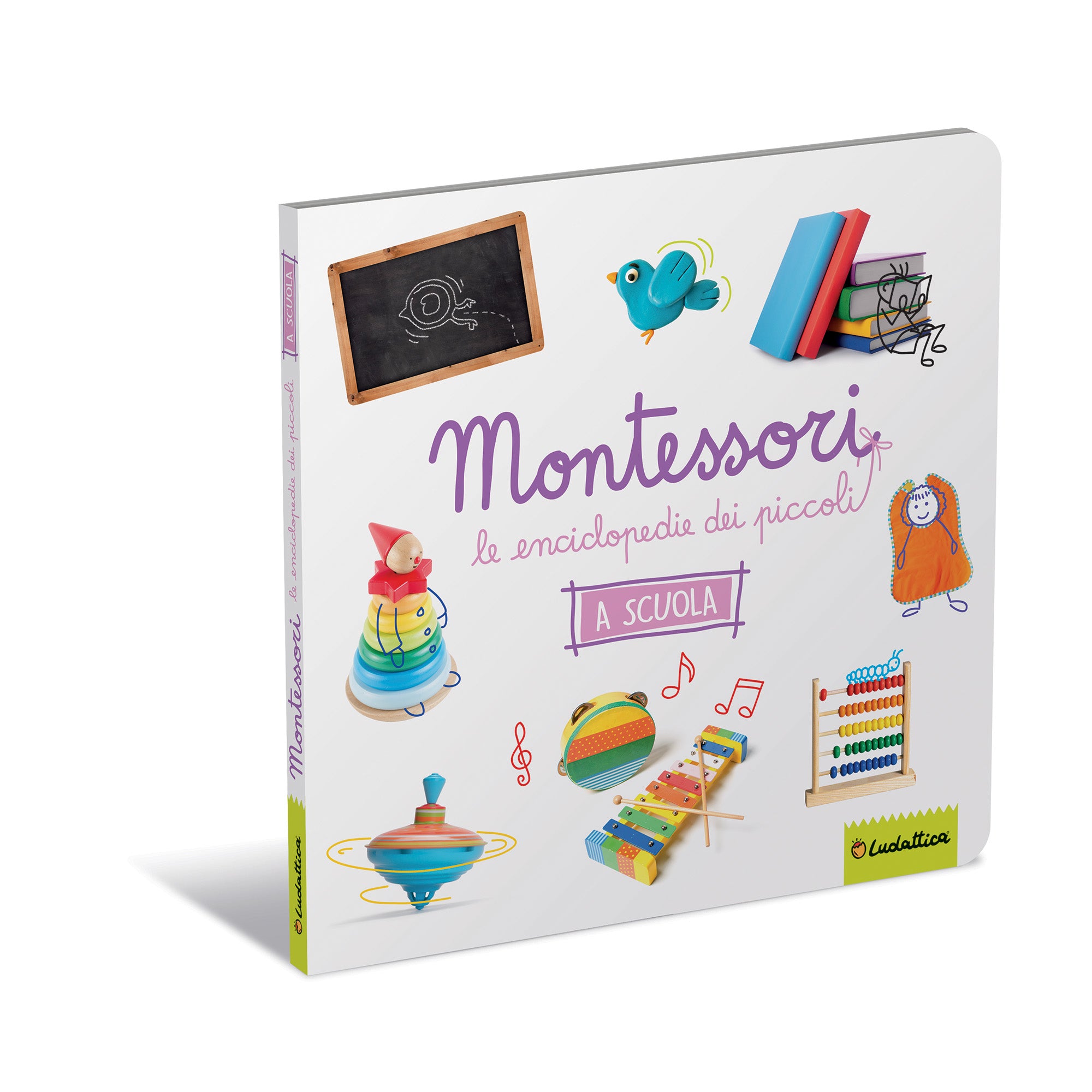 Copertina del libro A SCUOLA. MONTESSORI. LE ENCICLOPEDIE D Immagine principale del prodotto