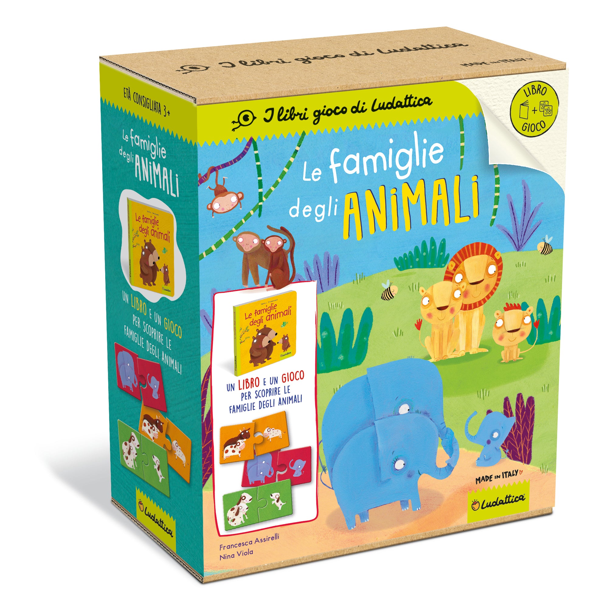 Copertina del libro FAMIGLIE DEGLI ANIMALI. EDIZ. A COLORI. Immagine principale del prodotto